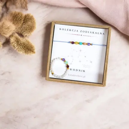 Kolekcja zodiakalna - bransoletka z kamieni dobranych pod znak zodiaku