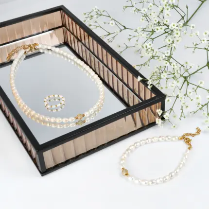 Naszyjnik Choker z Perłą Naturalną